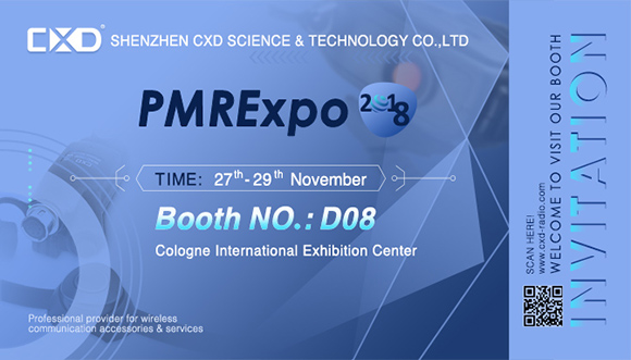 Welcome to visit us at 2018 PMR Expo